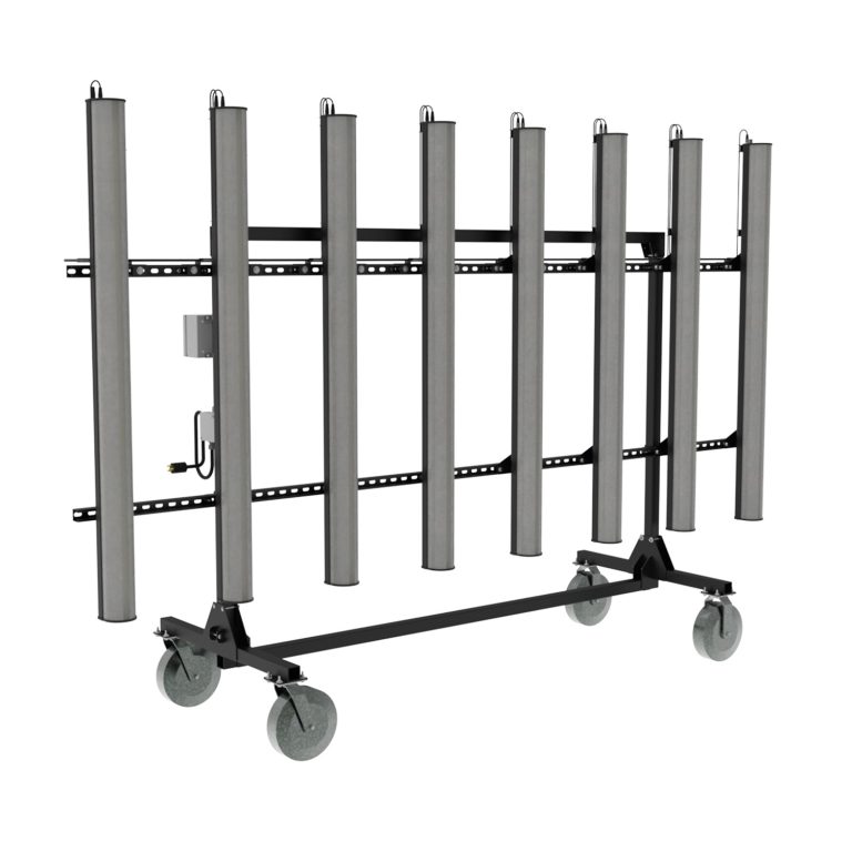 INSPECTION LIGHT CART Mobile carts for mounting and positioning inspection lighting