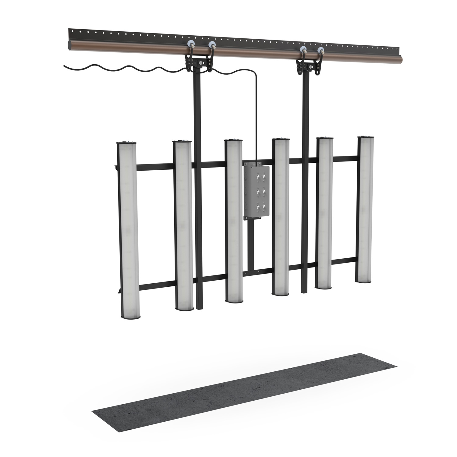 INSPECTION LIGHT CART Mobile carts for mounting and positioning inspection lighting INSPECTION LIGHT CART Mobile carts for mounting and positioning inspection lighting